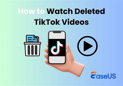 gelöschte tiktoks wiederherstellen|So können Sie andere und Ihre gelöschten TikTok。